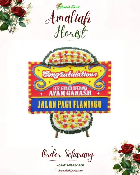 Sewa Papan Bunga Soco